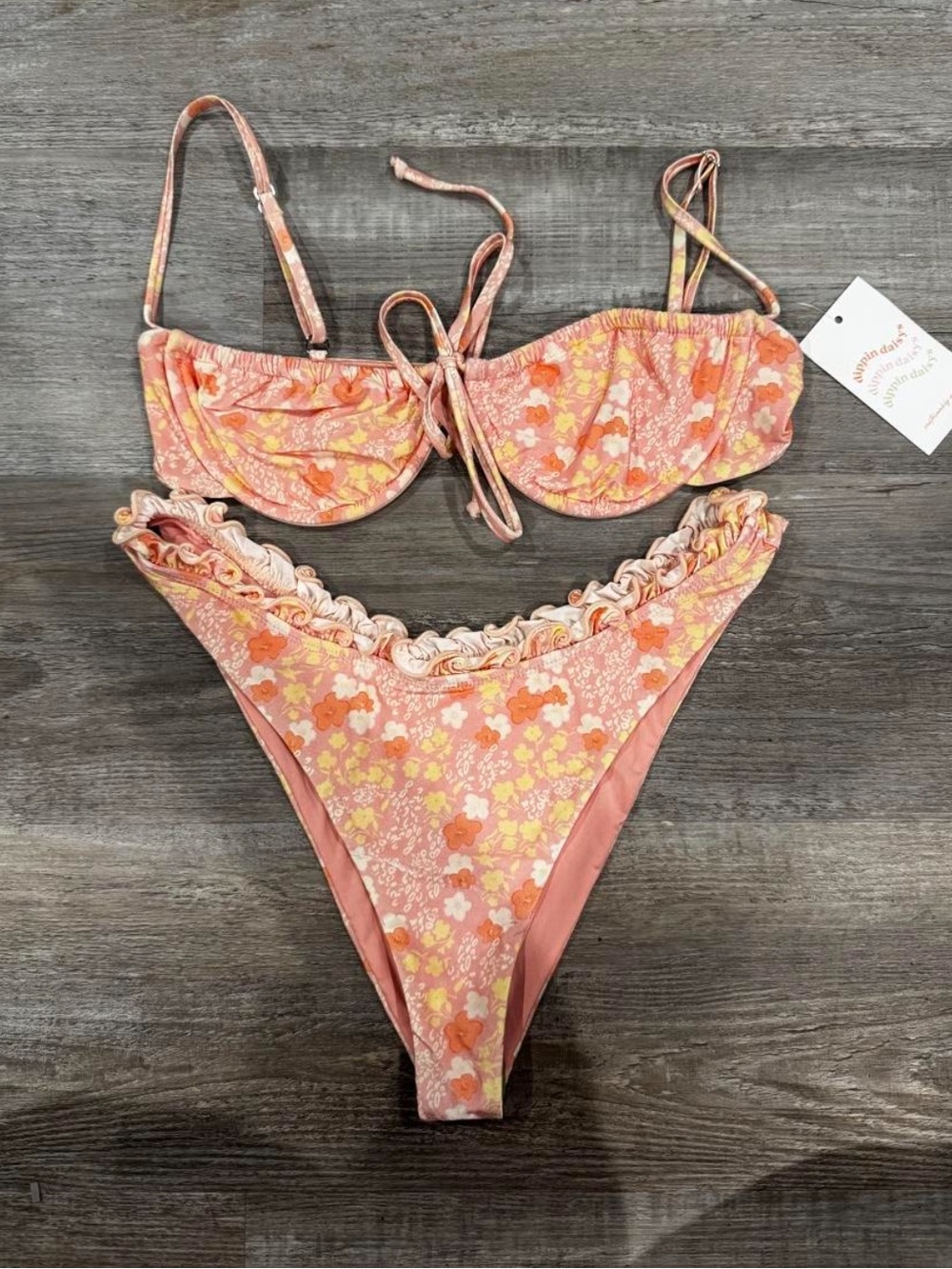 NWT Dippin Daisy’s underwire balconette bikini